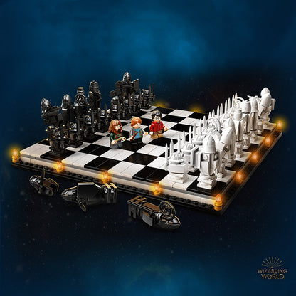 Lego Blocks Harry Potter Chessboard Hogwarts Wizard Chess Magic Chess Assembled Boy Toys - SkyeDragon Gifts