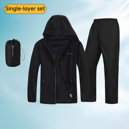 Unisex Ultralight Rain Suit - Lightweight Waterproof Jacket & Pants Set, Summer Outdoor Rainwear for Fishing & Cycling - SkyeDragon Gifts