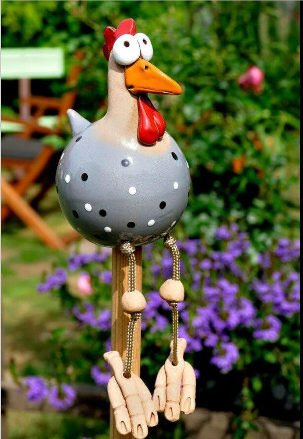 Cute Resin Chicken Hanging Ornaments for Mothers Day Crafts and Decor
