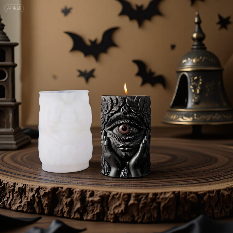 DIY Mystic Eye Scented Candle 3D Dark Hand-Held Eye Shape Decorative Ornament Silicone Mold - SkyeDragon Gifts