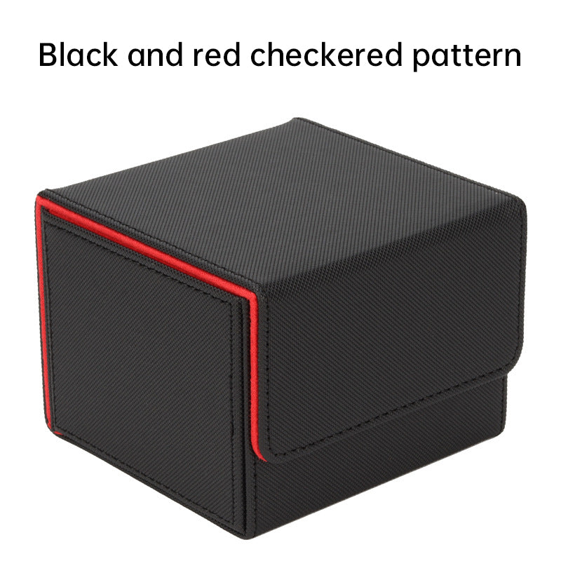 Magnetic Trading Card Storage Box - 100 Card Capacity (Sleeved), Waterproof & Stain Proof Collectors Case - SkyeDragon Gifts