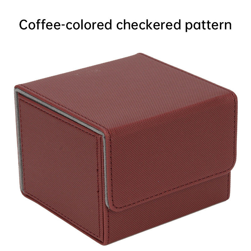 Magnetic Trading Card Storage Box - 100 Card Capacity (Sleeved), Waterproof & Stain Proof Collectors Case - SkyeDragon Gifts