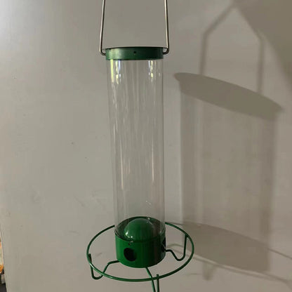 Squirrel-Proof Spinning Bird Feeder, Hanging Weight-Activated Seed Dispenser