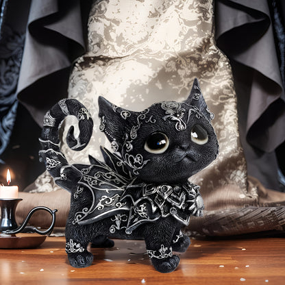 Cute Black Cat Figurine - SkyeDragon Gifts
