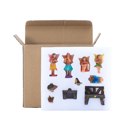 Flower Fairy Decoration Gift Box Set Garden Desktop Resin