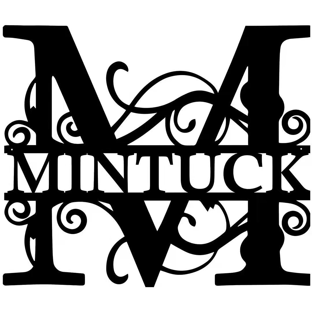 Iron Letter Wall Decor Laser Cut Metal Art for Home Decoration