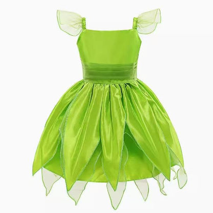 Children's Day Tinker Bell Fairy Princess Dress for Kids Party Cosplay Dance Performance Costume