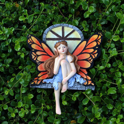 Luminous elf fairy tree hanging resin pendant
