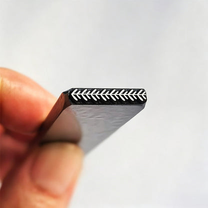 Delicate Lace Edge Metal Stamp | Jewelry Maker’s Hole Punch for Custom Ring & Bracelet Marking | Romantic Floral Texture Tool - SkyeDragon Gifts