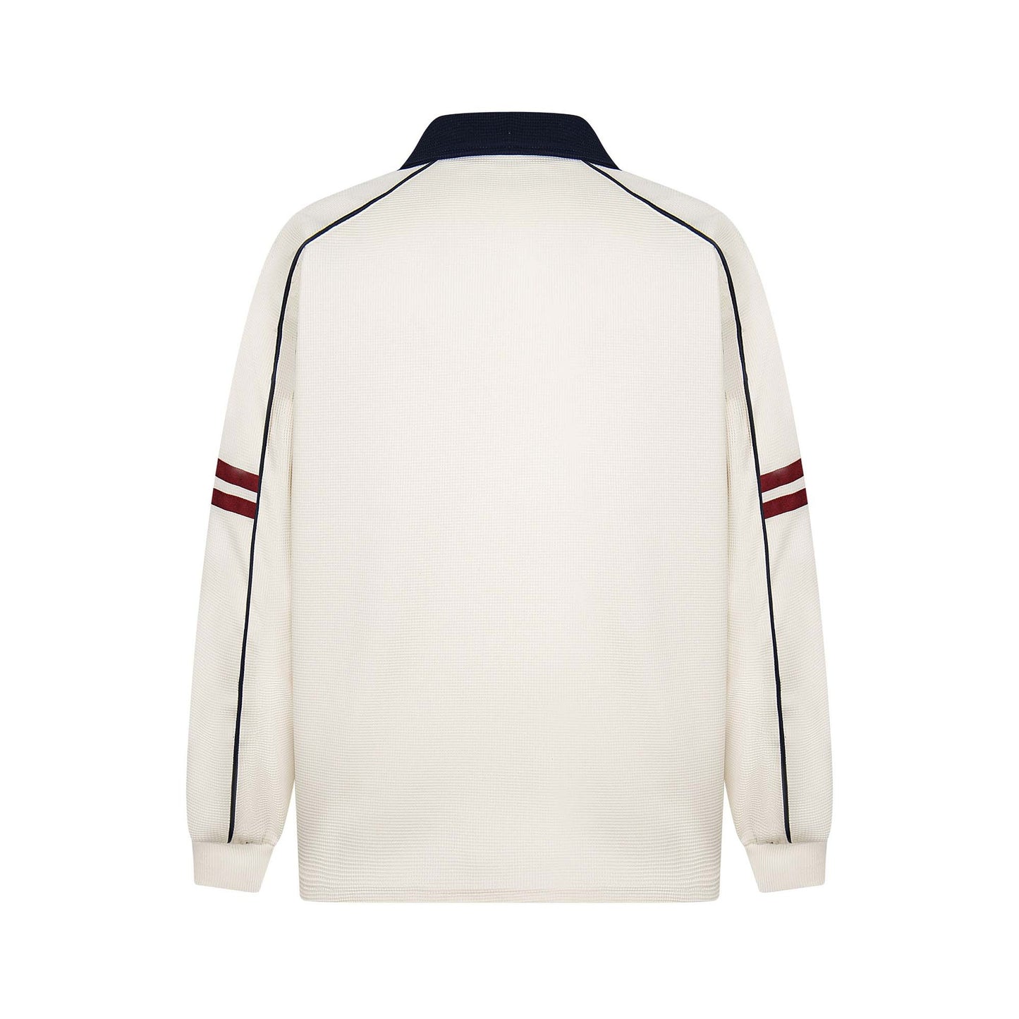Style Color Block Dragon Letter Embroidery Polo Sweatshirt Unisex Loose Casual Top - SkyeDragon Gifts
