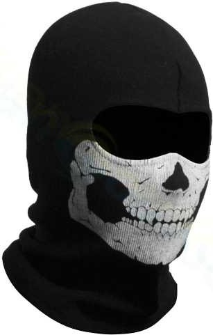 Motorcycle Balaclava Full Face Mask Skull Print Motorbike Full Face Mask Windproof Skiing Head Neck Warmer Bicycle Helmet Liner - SkyeDragon Gifts