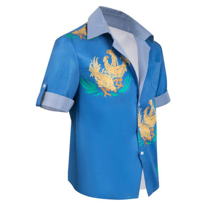 Final Fantasy 7 Cosplay Cloud Shirt, Cloud Strife Costume Shirt, Final Fantasy 7 Men's Shirt