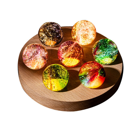 Creative Colorful Glass Dragon Ball Luminous Crystal Ball Seven Star Array Birthday Gift Home Decoration Light Luxury Ornament - SkyeDragon Gifts