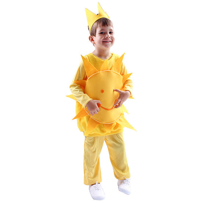 Children's Flower Sunflower Cosplay Costume Fairy Tale Stage Performance Party Outfit
