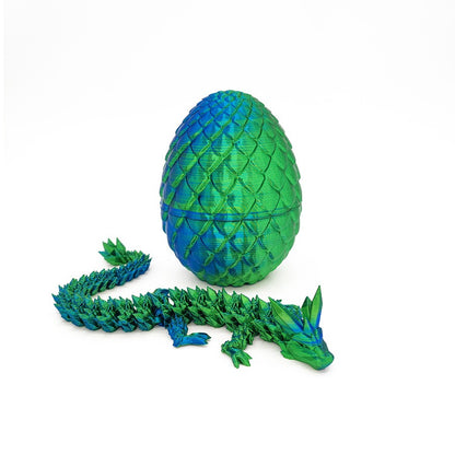 Dragon Egg 3D Printing Crystal Dragon Gem Dragon Egg Divine Dragon Storage Set Craft Gift Decoration Creative Toy Trendy Play - SkyeDragon Gifts