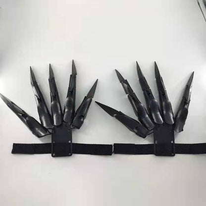 Black Dragon Claws Joints Flexible And Changeable Gloves Toys Halloween Role-Playing Horror Ghost Hand Props
