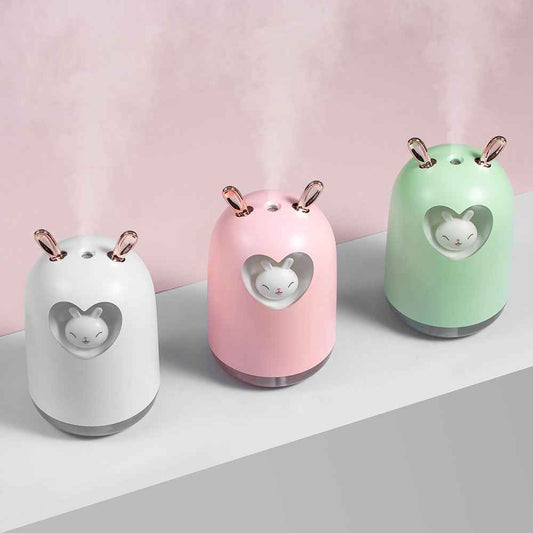 Little Fairy Rabbit Humidifier Home Bedroom USB Mini Humidifier Silent Air Atomizer Gift