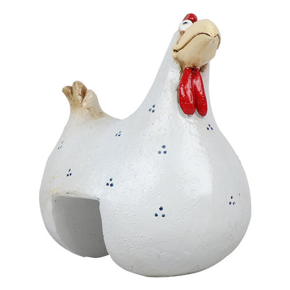 New Resin Crafts Cute Chicks Big Eye Chicken Resin Ornaments Hanging Chicken