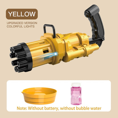 New Magic dolphin Gatling Bubble Gun Automatic Bubble Machine Gun Soap Bubble Blower Outdoor Kids Child Toy for Kids - SkyeDragon Gifts