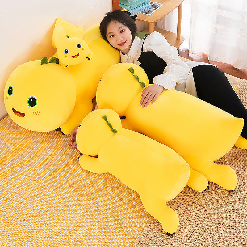 Party style Milk Dragon Plush Toy Doll Long Milk Dragon Doll Bedhead Hugging Sleeping Doll - SkyeDragon Gifts
