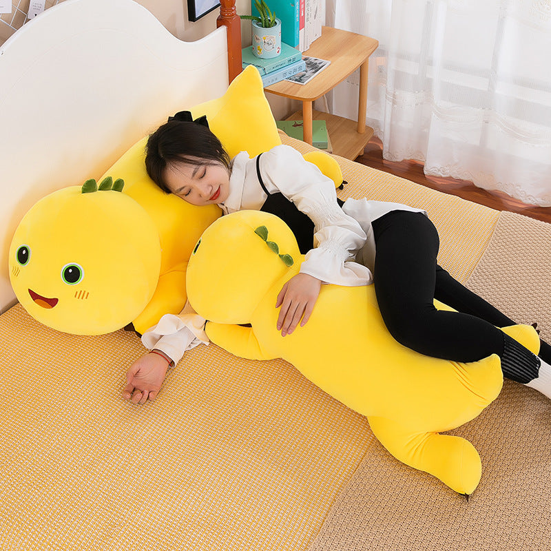 Party style Milk Dragon Plush Toy Doll Long Milk Dragon Doll Bedhead Hugging Sleeping Doll - SkyeDragon Gifts