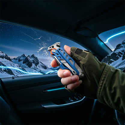 Compact Folding Multi-Tool with Pliers & Blade, Portable Camping & Vehicle Emergency Tool - SkyeDragon Gifts