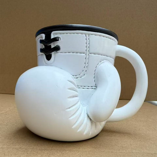 Boxing Glove Mug Stainless Steel Coffee Mug Retro Style for Boxing Enthusiasts - SkyeDragon Gifts