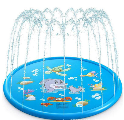 170 CM Summer Children's Baby Play Water Mat Games Beach Pad Lawn Inflatable Spray Water Cushion Toys Outdoor Tub Swiming Pool - SkyeDragon Gifts