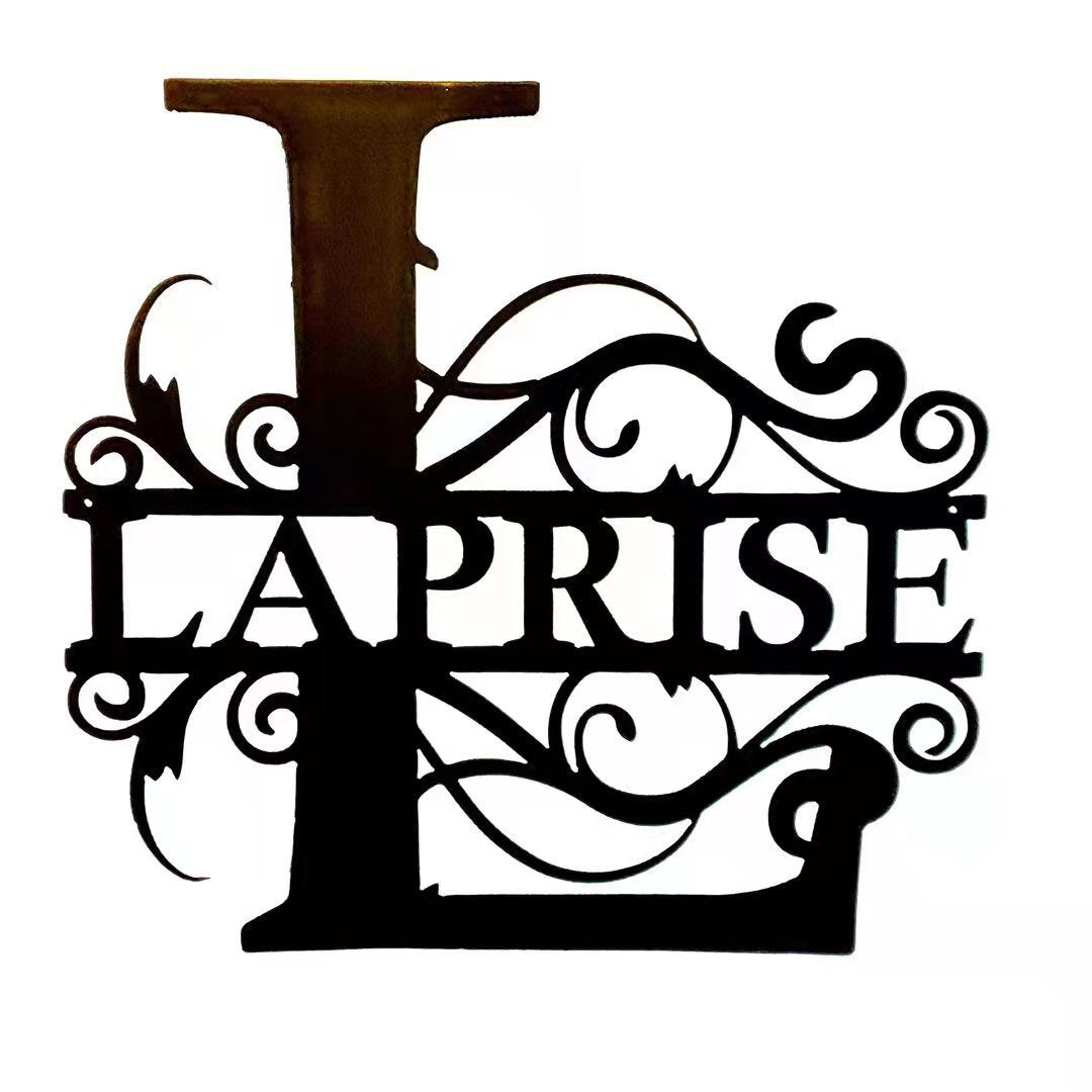Iron Letter Wall Decor Laser Cut Metal Art for Home Decoration