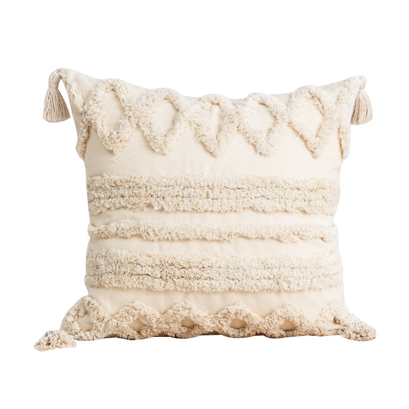 Nordic Tufted Geo Pillow Cover