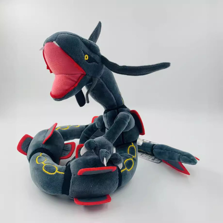 80cm Lie Kong Sitting Sky Dragon Crack Sitting Green Dragon Black Dragon Skeleton Shaped Plush Doll - SkyeDragon Gifts