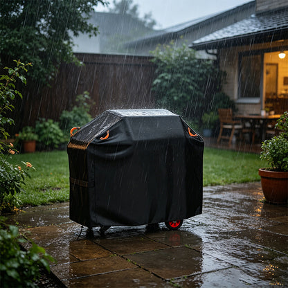 210D Waterproof BBQ Grill Cover, Heavy Duty Windproof Dustproof Cover for Gas, Charcoal, Electric Grills - SkyeDragon Gifts