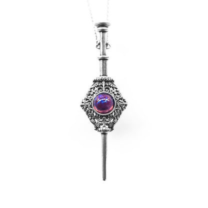 Harry Where The Magical Animals Drip Blood Alliance 925 Sterling Silver Handmade Dragon Breath Stone Necklace Sweater Chain - SkyeDragon Gifts