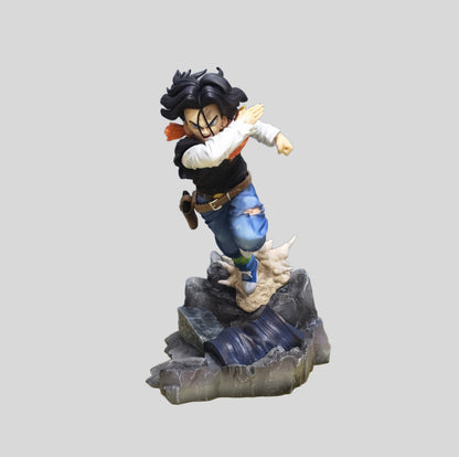 Dragon Ball No. 17 and No. 18 figurine severed arm Wufan future warrior Wufan anime figurine - SkyeDragon Gifts