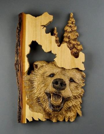 Anniversary Gift Animal Carving Crafts Gift Wall Hanging