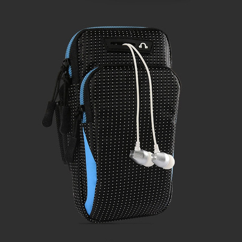 6.5 Inches Sports Bag Armband Case Gym Fitness Running Arm Band Bag Cover Jogging Workout Pouch for Mobile Phone Key Money Card - SkyeDragon Gifts