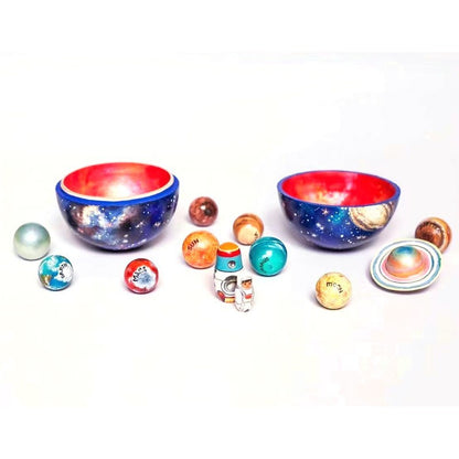 Wooden Solar System Universe Planet Creative Model Decoration Wooden Crafts