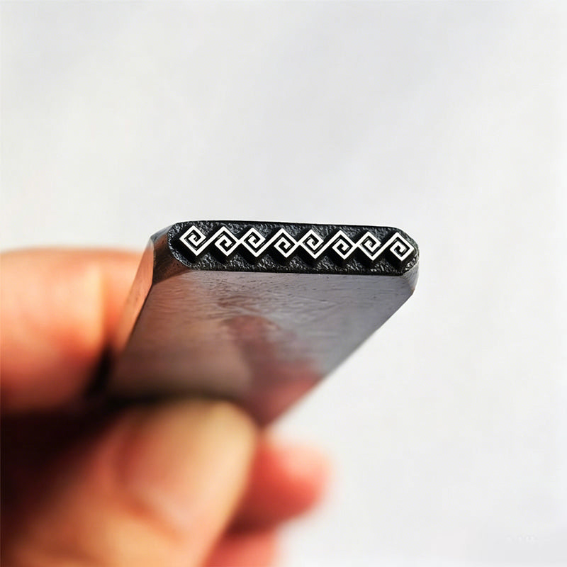 Delicate Lace Edge Metal Stamp | Jewelry Maker’s Hole Punch for Custom Ring & Bracelet Marking | Romantic Floral Texture Tool - SkyeDragon Gifts