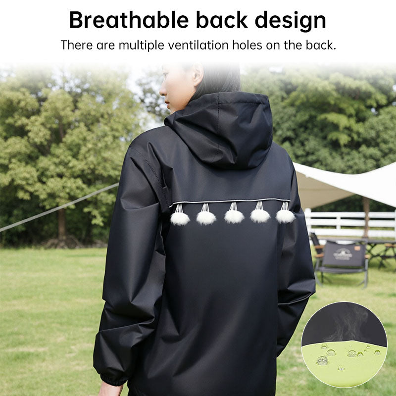 Unisex Ultralight Rain Suit - Lightweight Waterproof Jacket & Pants Set, Summer Outdoor Rainwear for Fishing & Cycling - SkyeDragon Gifts