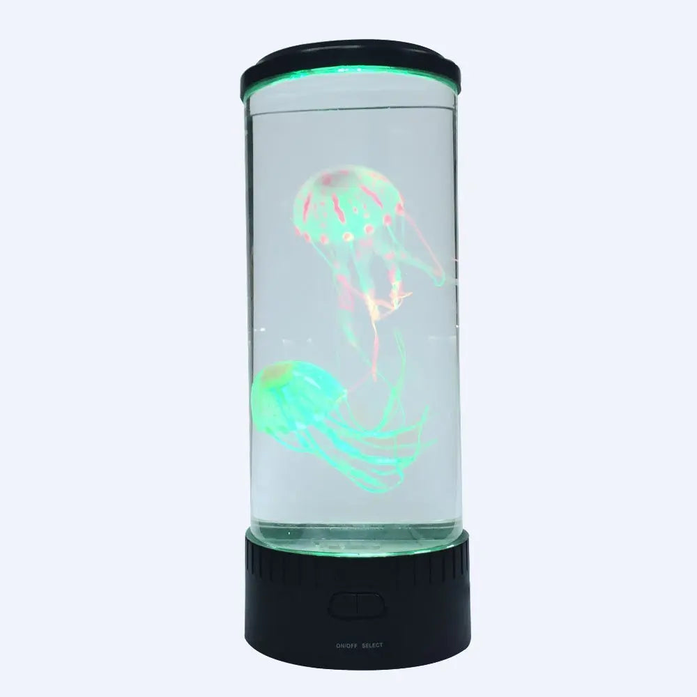 USB Power Jellyfish Mood Desk Bedside Lamp Fantasy Aquarium Hypnotic Color Changing Kids LED Night Light Home Decor - SkyeDragon Gifts