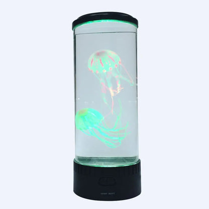 USB Power Jellyfish Mood Desk Bedside Lamp Fantasy Aquarium Hypnotic Color Changing Kids LED Night Light Home Decor - SkyeDragon Gifts