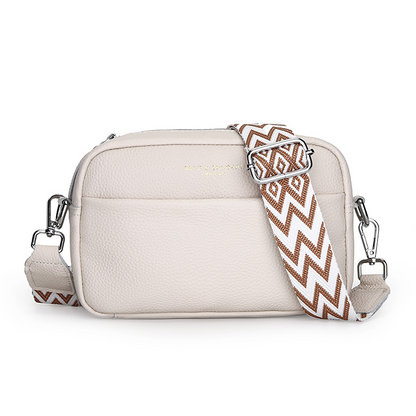 Women's First Layer Leather Crossbody Bag – Minimalist One-Shoulder Handbag - SkyeDragon Gifts
