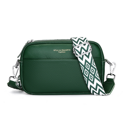 Women's First Layer Leather Crossbody Bag – Minimalist One-Shoulder Handbag - SkyeDragon Gifts
