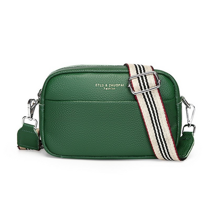 Women's First Layer Leather Crossbody Bag – Minimalist One-Shoulder Handbag - SkyeDragon Gifts