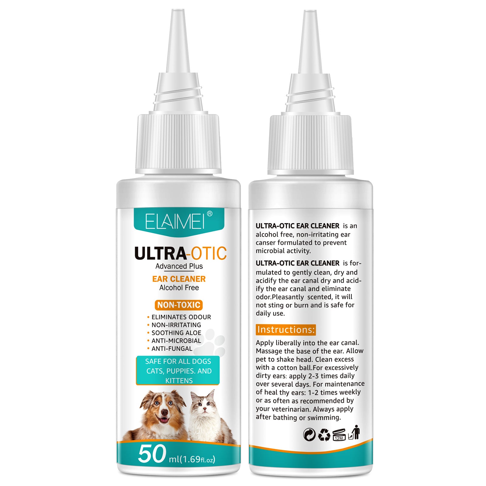 Pet Ear Cleaner 50ml - SkyeDragon Gifts
