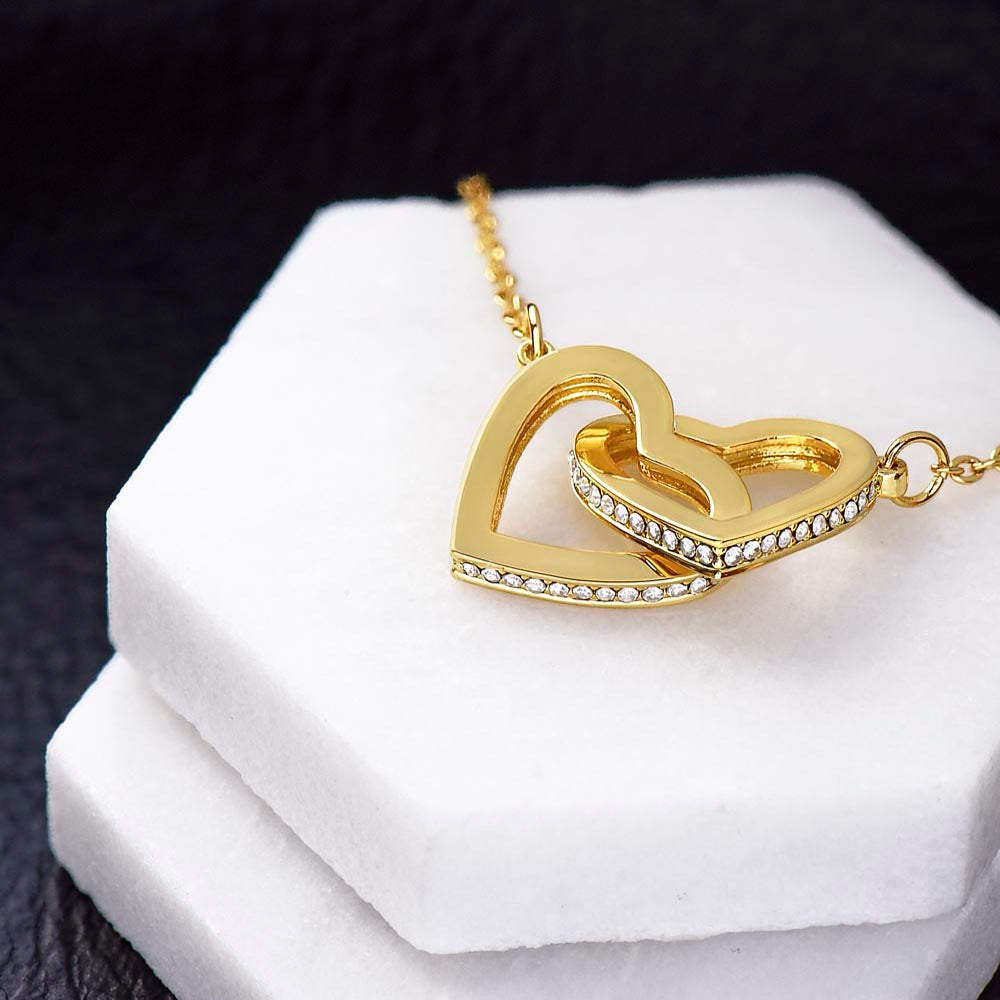 Romantic-Interlocking Hearts-Necklace
