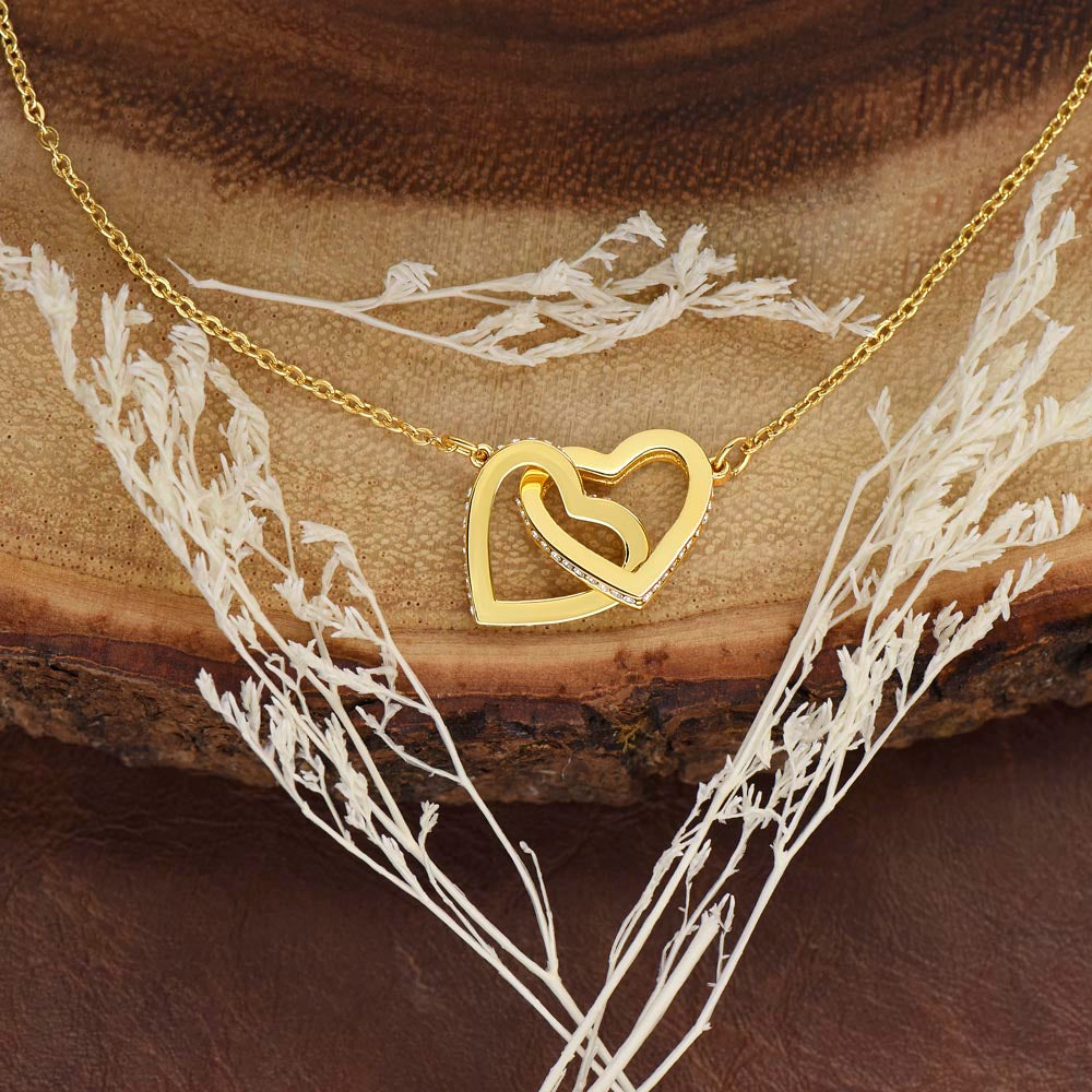 Romantic-Interlocking Hearts-Necklace
