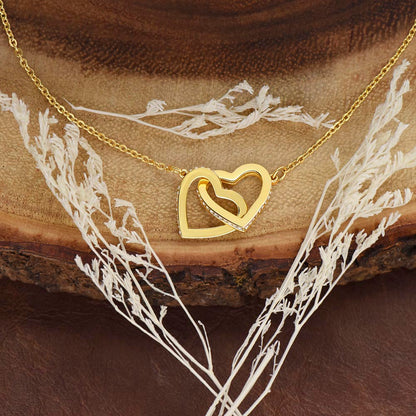 Romantic Interlocking Hearts Necklace - SkyeDragon Gifts