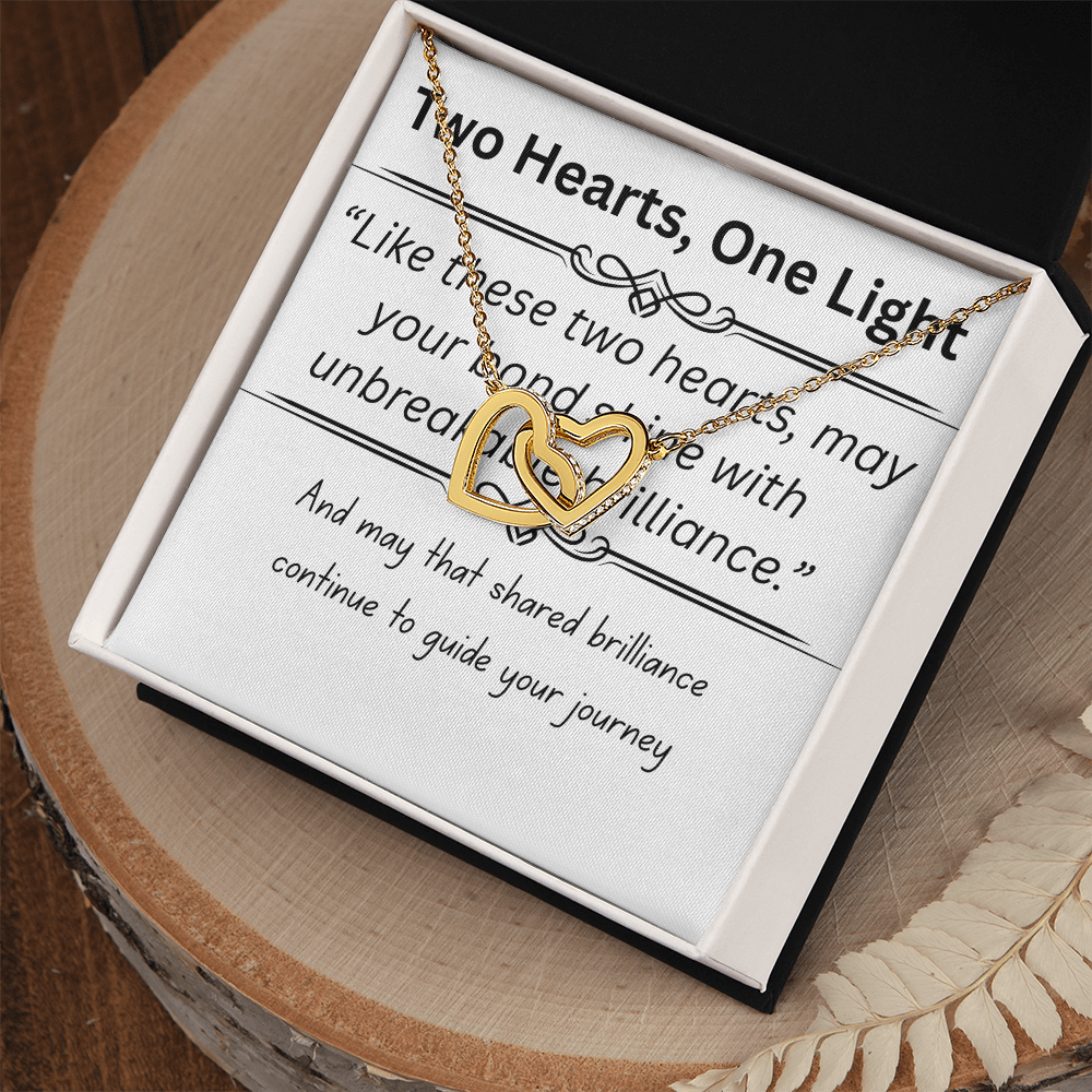 Romantic-Interlocking Hearts-Necklace