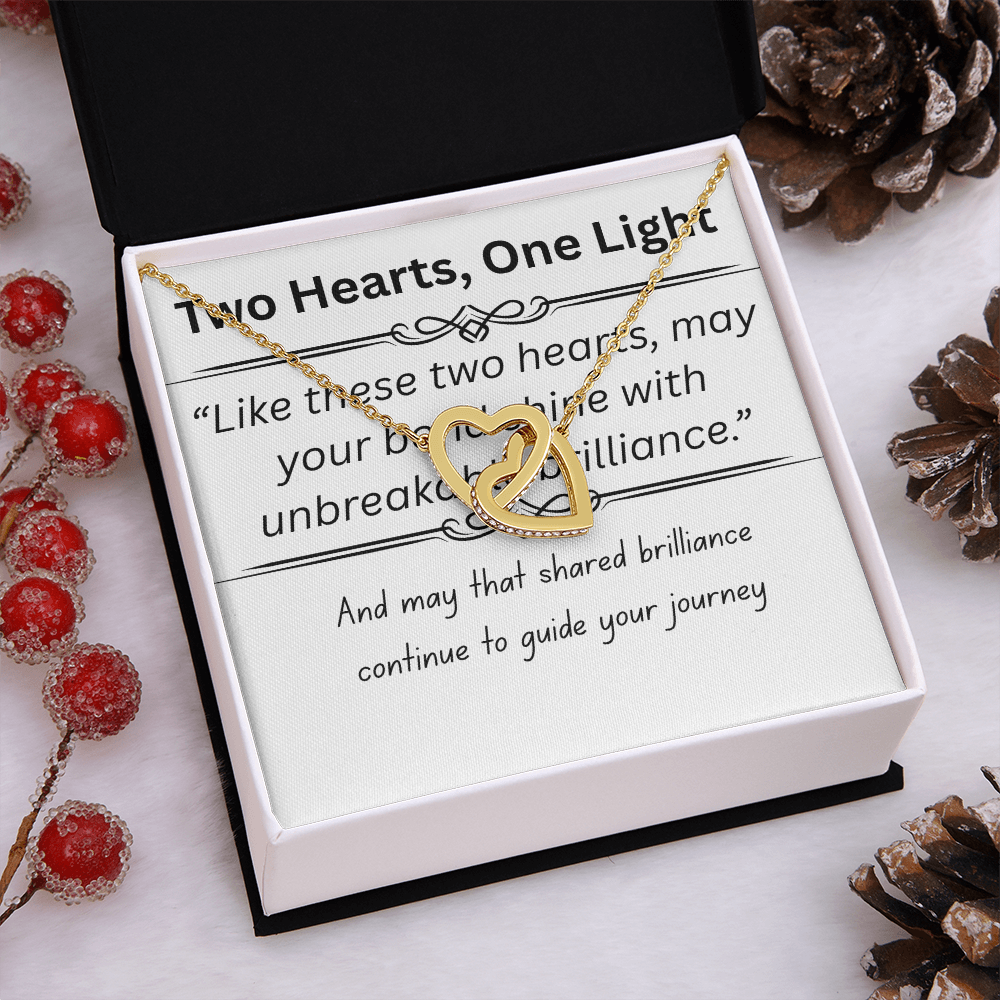 Romantic-Interlocking Hearts-Necklace
